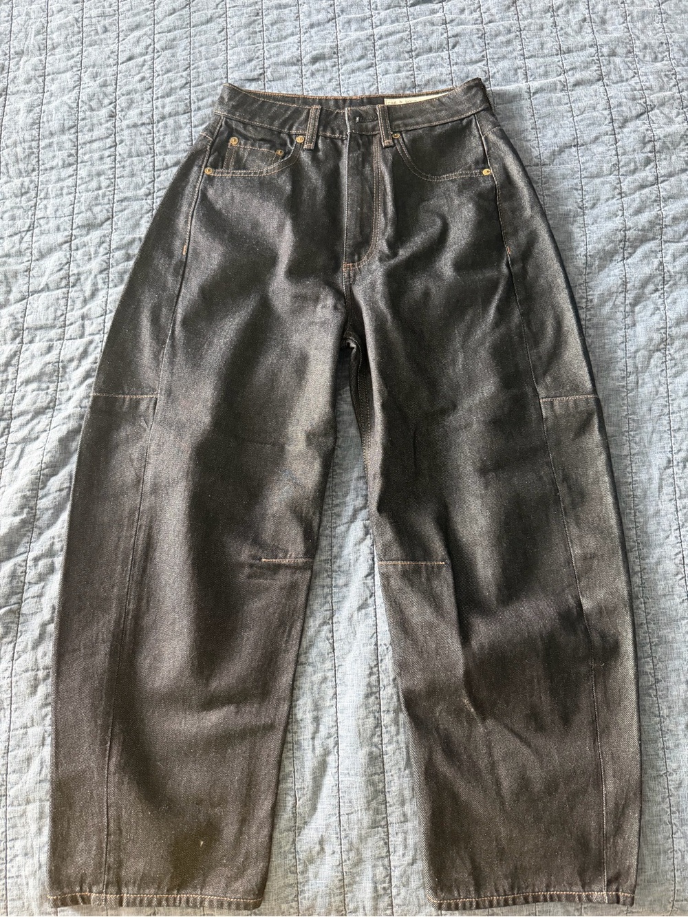 rag & bone Black Relaxed Straight-Leg Jeans brand new wo tags